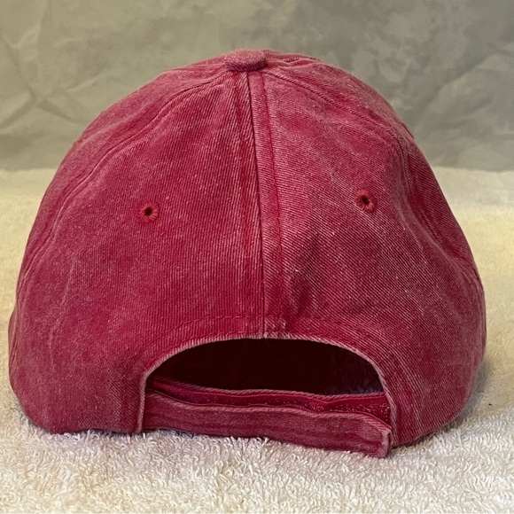 Lucky 7 for Travel Belize 1981 C.A. Pink Adjustable Cotton Ball Cap - Picture 10 of 15